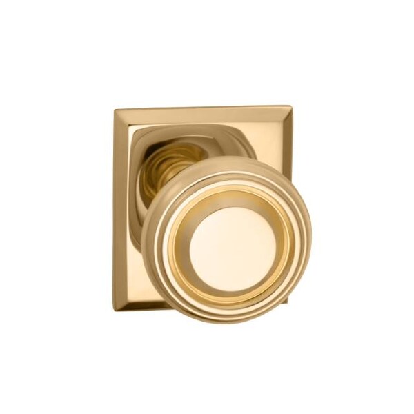 Pass 565 Knob Rectangular Rose, 238BS and T Strike Bright Brass