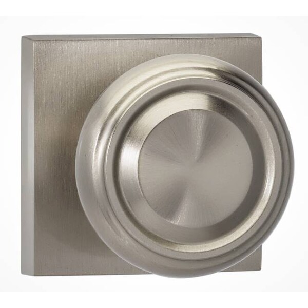 Pass 565 Knob Square Rose, 238BS and Full Lip Strike Satin Nickel