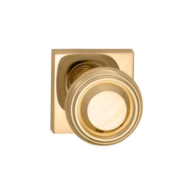 Pass 565 Knob Square Rose, 238BS and Full Lip Strike Bright Brass