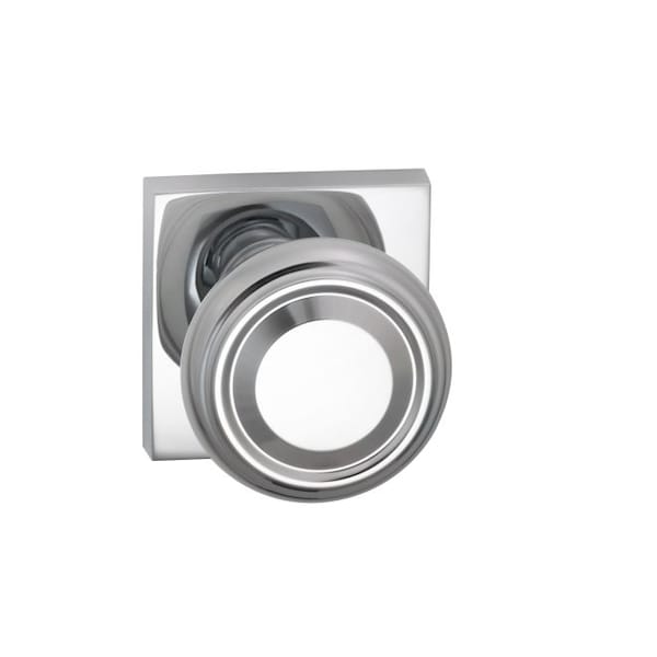 Single Dummy 565 Knob with Square Rose Bright Chrome