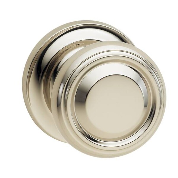 Pass 565 Knob Traditional Rose, 238BS Full Lip Strike Bright Nickel