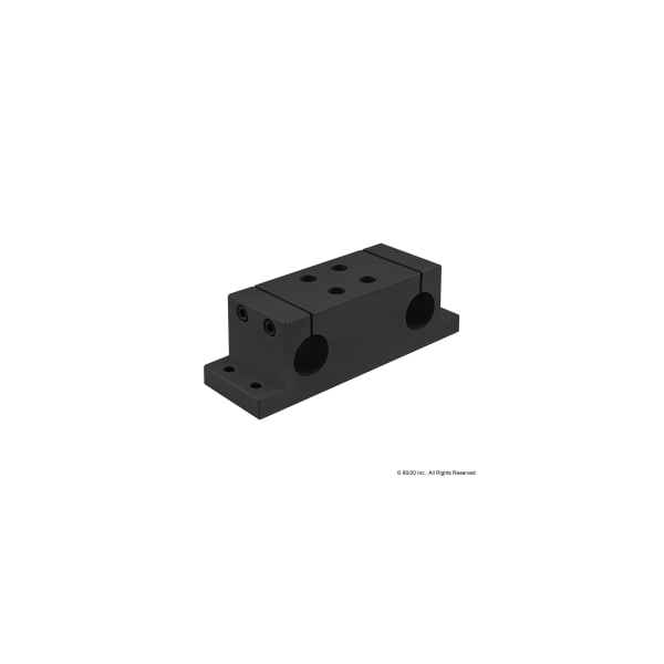 Blk 10 S 1" Dbl Shaft Mounting Block