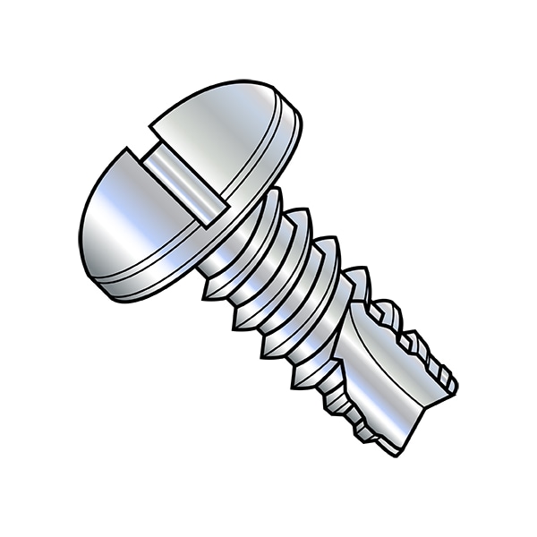 #6-20 x 1 in, Pan Head Slotted Drive, 10000 PK