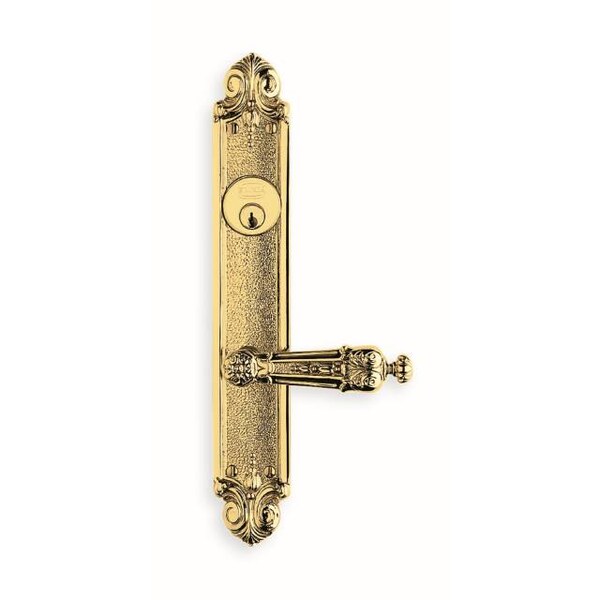 LVR 60000 Plates Entry DBL CYL LH 2" Backset Mort Bright Brass 231