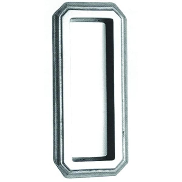 Octagonal Flush Pull Bright Chrome