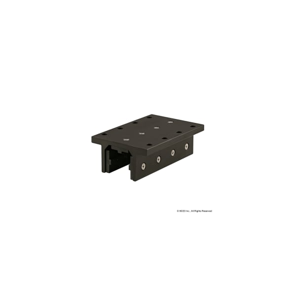 Black 6" Double Flange Linear Bearing