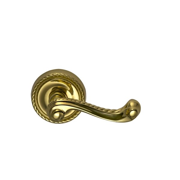 LVR 2-5/8" Rose Priv 2-3/4" BS Full Lip 1-3/8" Doors Bright Brass 706
