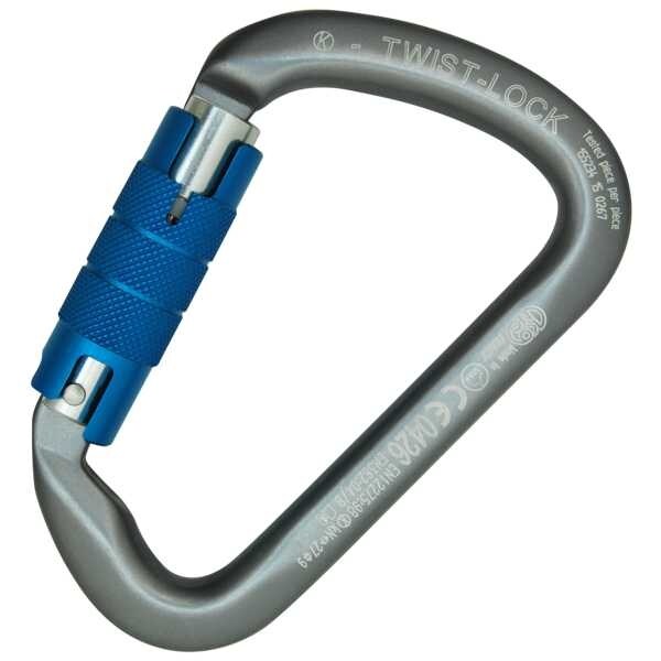 Large Multiuse, Body Grey, Gate Polish, Twist Lock Sleeve Cyan