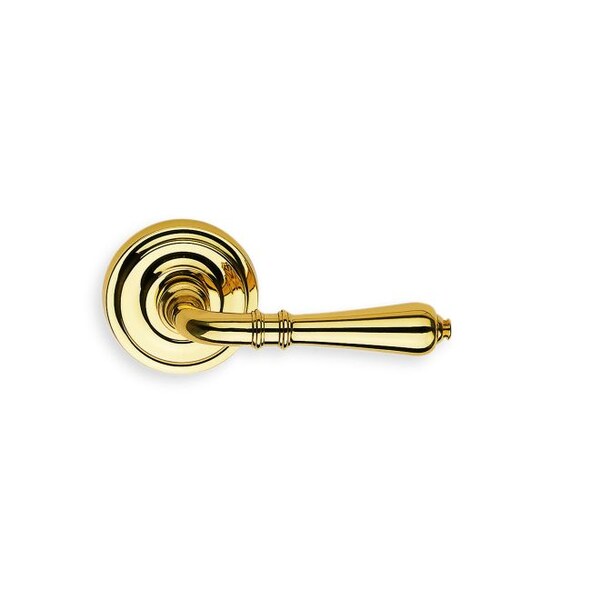 LVR 2-5/8" Rose Pass 2-3/8" BS Full Lip 1-3/8" Doors Bright Brass 752