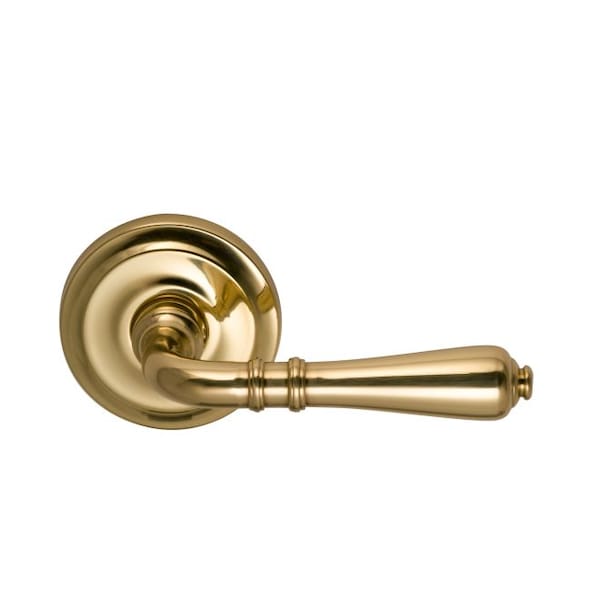 LVR 2-5/8" Rose Priv 2-3/8" BS Full Lip 1-3/8" Doors Bright Brass 752