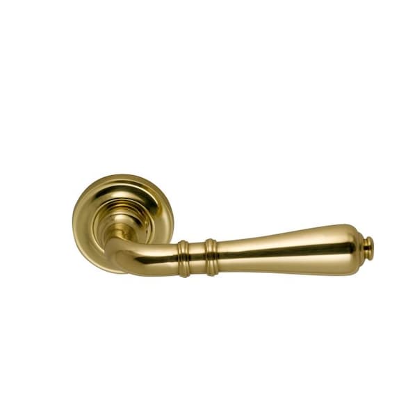 LVR 1-3/4" Rose Pass 2-3/4" BS Full Lip 1-3/8" Doors Bright Brass 752