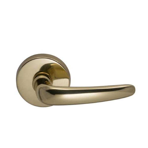 Lever Single Dummy with Concealed Screws Bright Brass 762