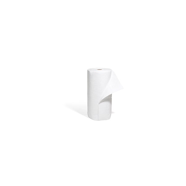Sorbent Roll, Oil, 30 in x 150 ft, White