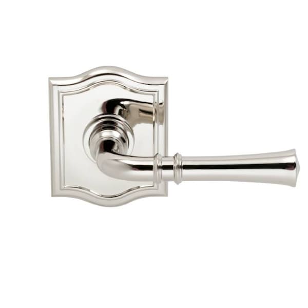 Lever with Arched Rose Single Dummy Lever Bright Nickel 785