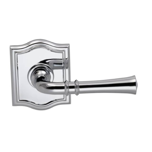 Lever Arched Rose Pass Lever 2-3/8" BS T Strike Bright Chrome 785