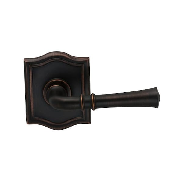 Lever Arched Rose Priv Lever 2-3/8" BS T Strike Tuscan Bronze 785