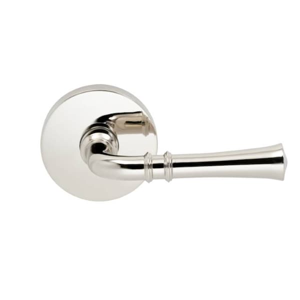 Lever Modern Rose Pass Lever 2-3/4" BS T Strike Bright Nickel 785