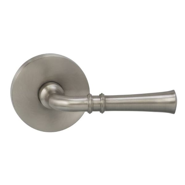 Lever Modern Rose Pass Lever 2-3/4" BS T Strike Satin Nickel 785