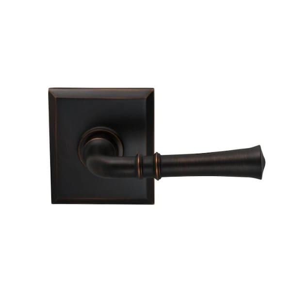 Lever Rectangular Rose Priv Lever 2-3/8" BS T Strike Tuscan Bronze 785
