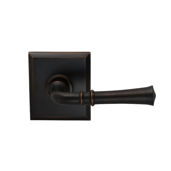 Lever Rectangular Rose Priv Lever 2-3/4" BS T Strike Tuscan Bronze 785