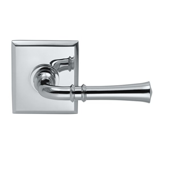Lever Rectangular Rose Pass Lever 2-3/8" BS T Strike Bright Chrome 785