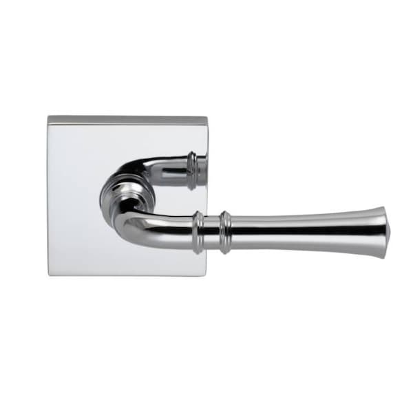 Lever Square Rose Pass Lever 2-3/4" BS T Strike Bright Chrome 785