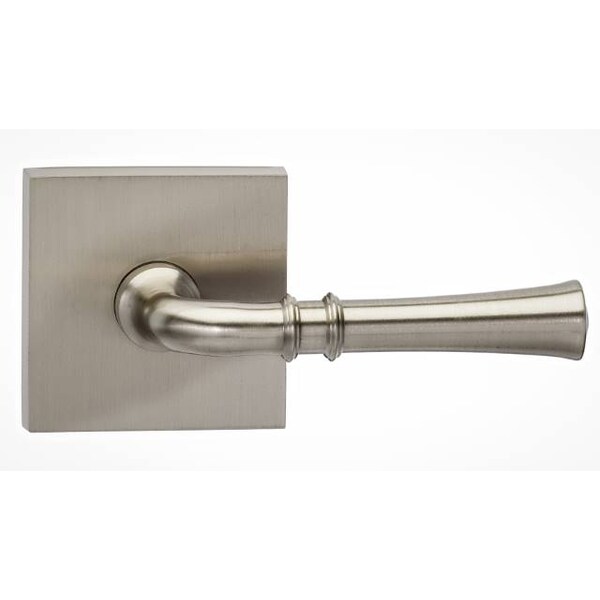 Lever Square Rose Pass Lever 2-3/8" BS T Strike Satin Nickel 785