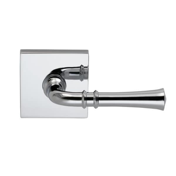 Lever Square Rose Priv Lever 2-3/4" BS T Strike Bright Chrome 785