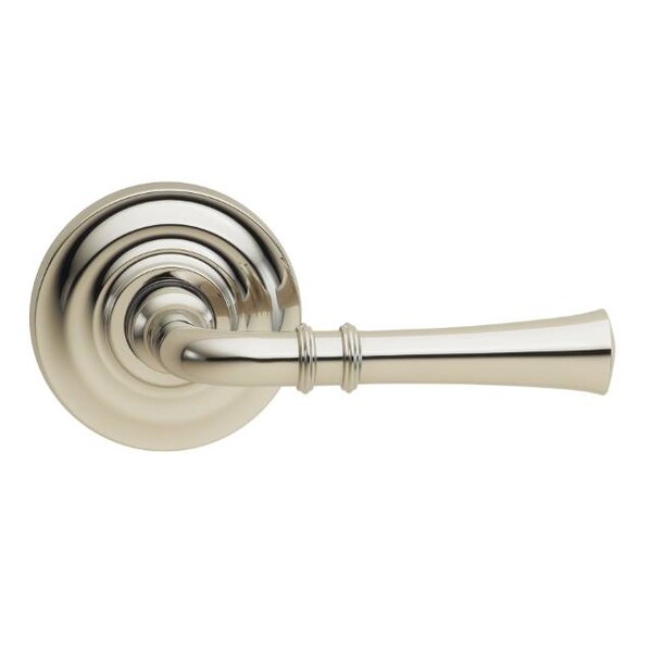 Lever Traditional Rose Pass Lever 2-3/4" BS T Strike Bright Nickel 785