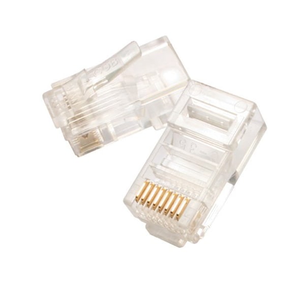 Modular Plug, 8P8C, Round Cable, PK1000