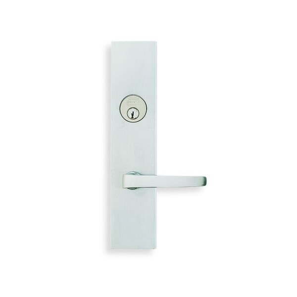 LH DBL CYL 212BS Mort Stainless 36 LVR 12000 Plate Satin Chrome