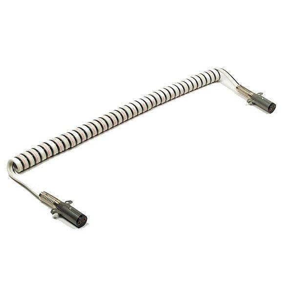 Liftgate Cable, Coild, Dual Pole, 12ft., W 1