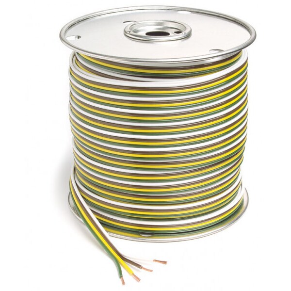 Wire, 4 Cond, PVC, 16 ga., 25 ft.