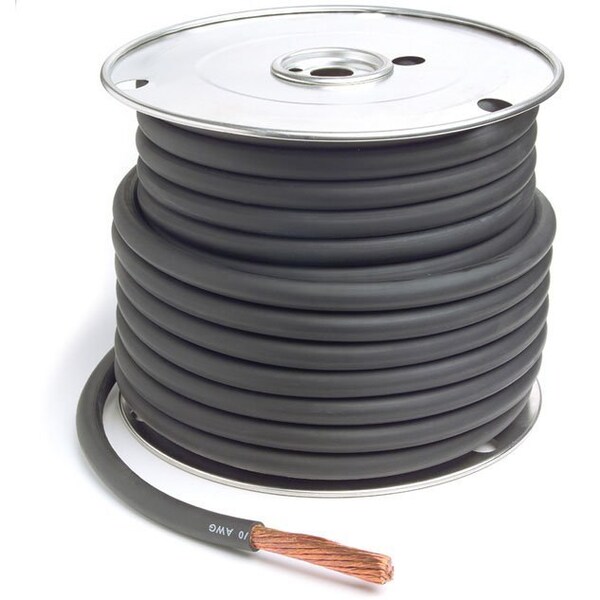 Welding Cable, Black, 4Ga, 100 ft. Spool
