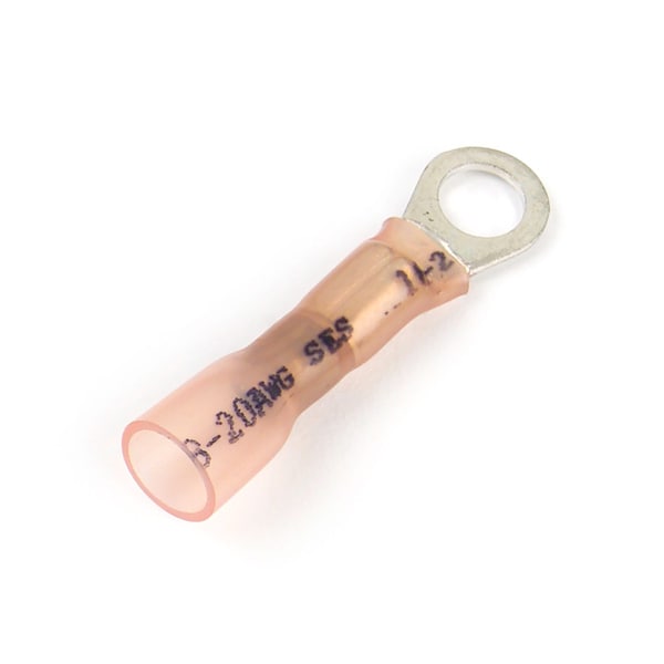 Ring Terminal, 5/16 in Stud Size, 600 V, 25 PK