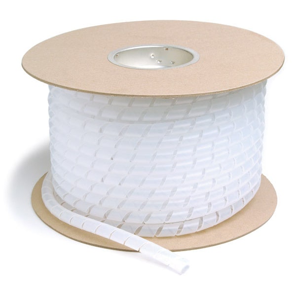 Spiral Wrap, Clear, 3/4", 100 ft.