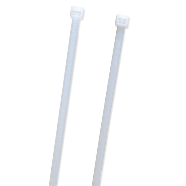 Standard Tie, White, 15", 120lb., PK1000