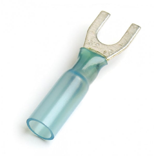 Heat Shrink Spade, 16-14 Ga, No 10, PK15