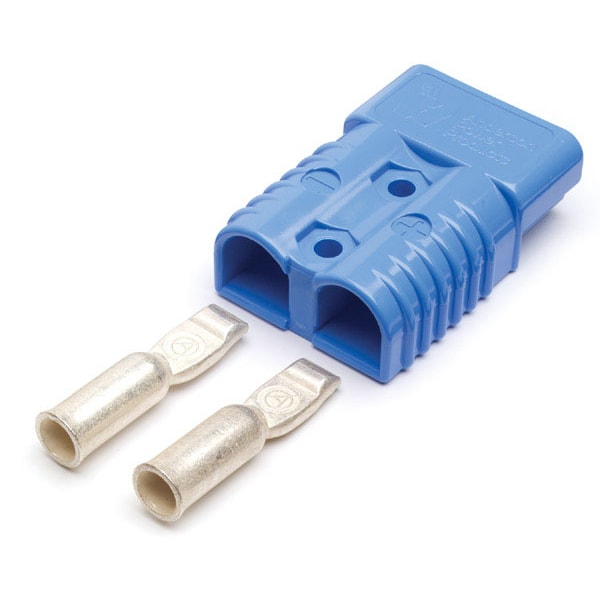 Replacement End, 1/0 Ga, 175 Amp, Blue