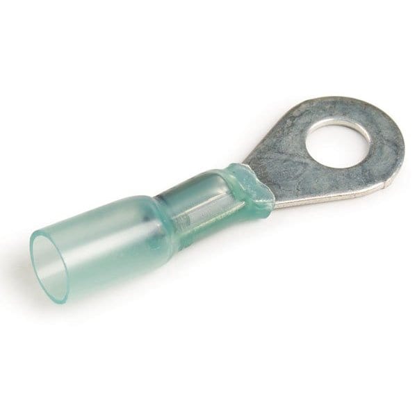 Ring Terminal, #10 Stud Size, 600 V, 25 PK