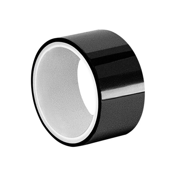 Polyester Film Tape, Black, 1"x72yd.