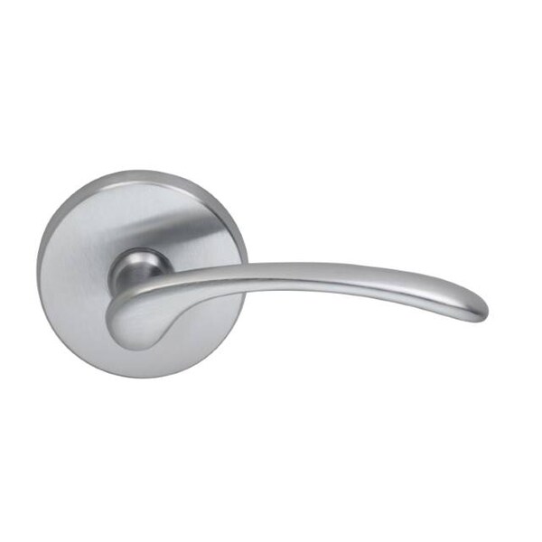 Lever Privacy 2-3/8" Backset, T Strike, 1-3/4" Doors Satin Chrome 890