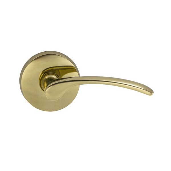 Lever Priv 2-3/8" BS Full Lip 1-3/8" Doors Bright Brass 890