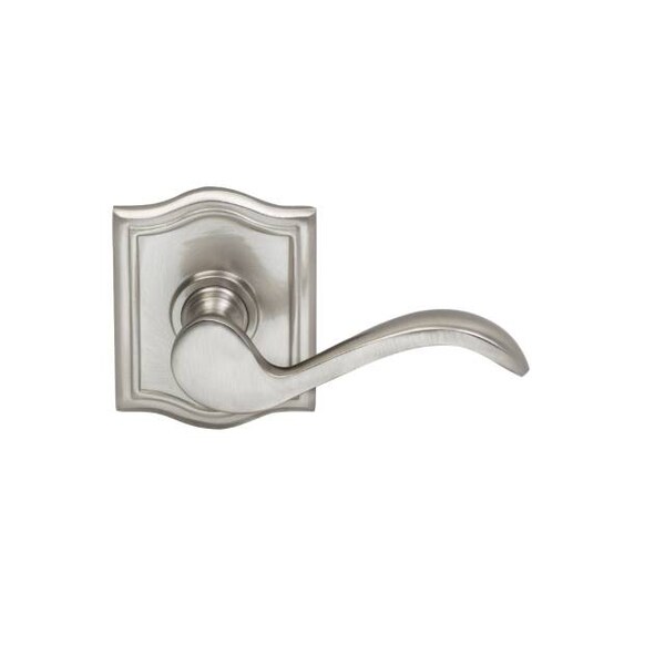 LVR Arched Rose Priv LVR 2-3/8" BS Full Lip Satin Nickel 895