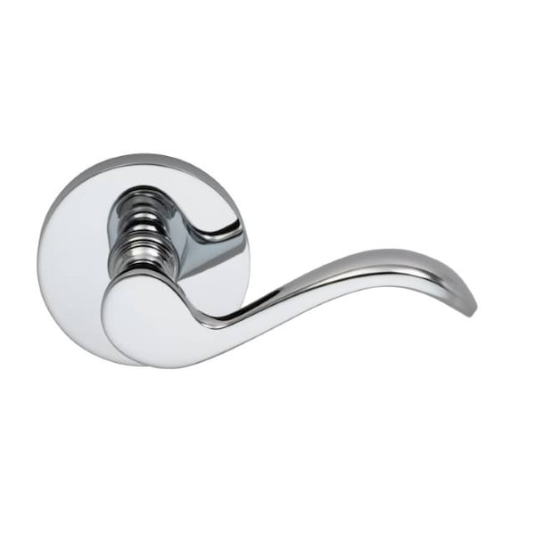Lever Modern Rose Pass Lever 2-3/4" BS T Strike Bright Chrome 895