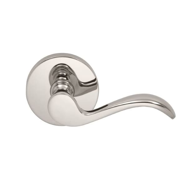 Lever Modern Rose Priv Lever 2-3/4" BS T Strike Bright Nickel 895