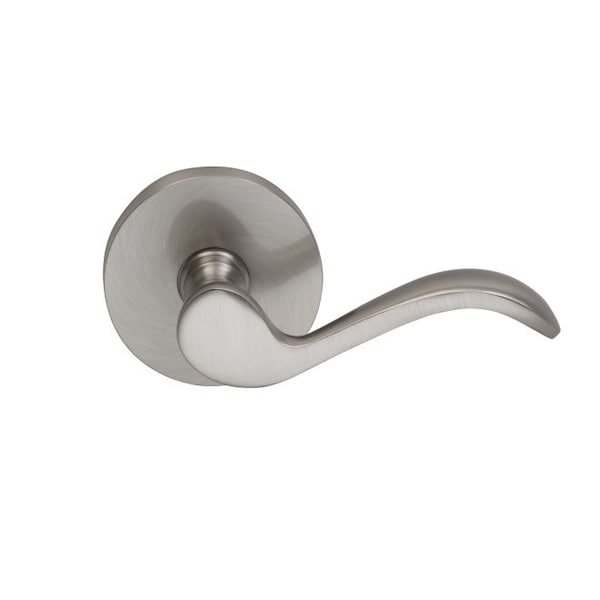 Lever with Modern Rose Single Dummy Left Hand Lever Satin Nickel 895
