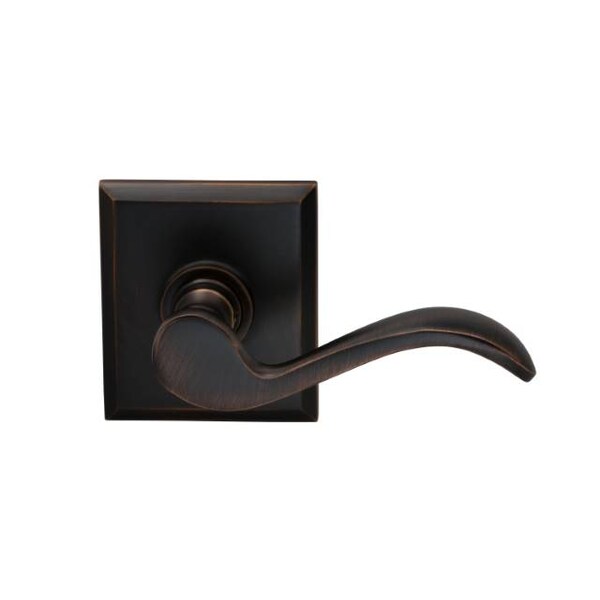 Lever Rectangular Rose Priv Lever 2-3/8" BS T Strike Tuscan Bronze 895