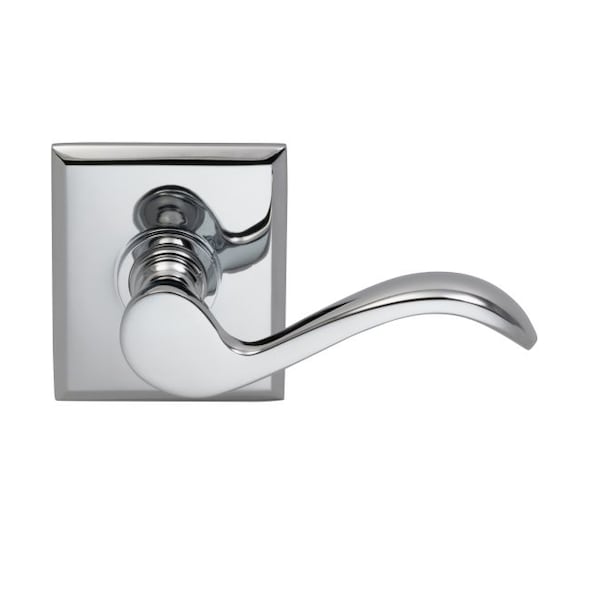 Lever Rectangular Rose Pass Lever 2-3/4" BS T Strike Bright Chrome 895
