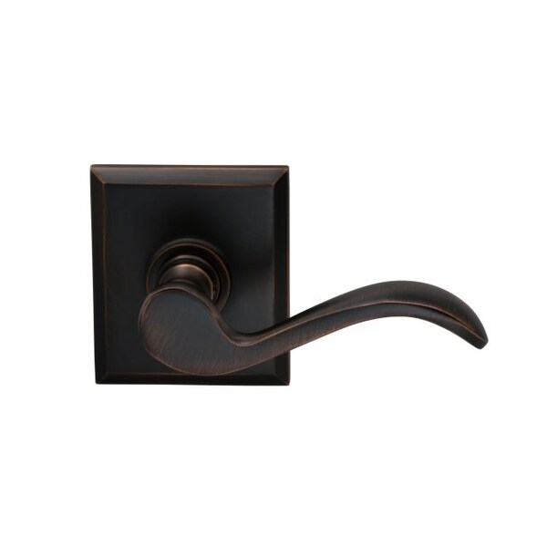 Lever Rectangular Rose Pass Lever 2-3/4" BS T Strike Tuscan Bronze 895